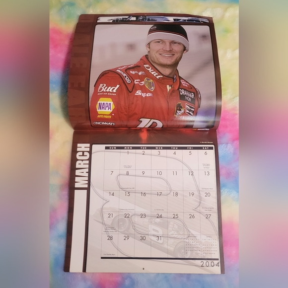 Official Dale Earnhardt Jr. NASCAR 2004 Calendar Collectors Merch - Picture 4 of 8